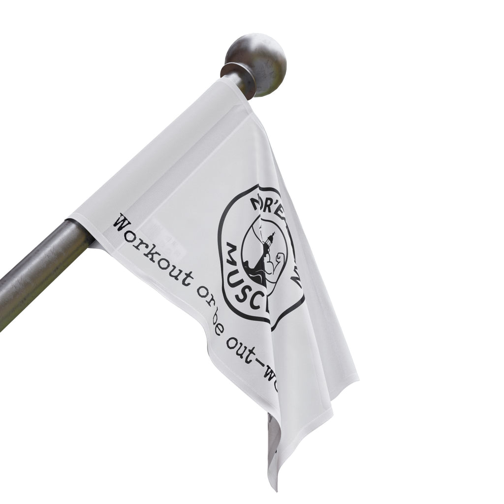 Flag — 'Noreastern Muscle' Workout Banner Flag, Lighthouse Fitness Motivational Decor